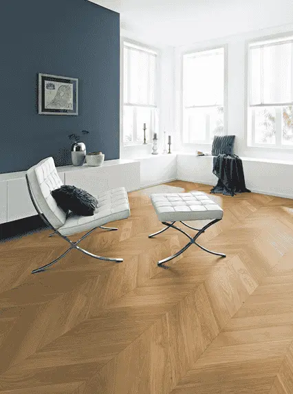 Chevron Pattern Floors HKS LLP