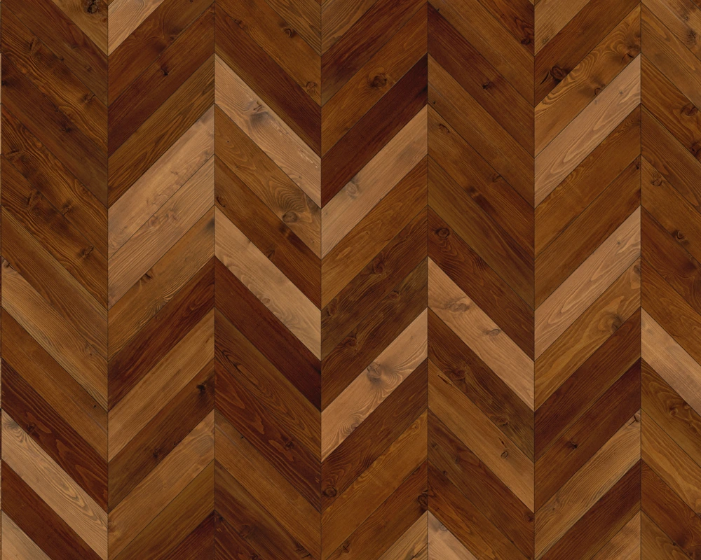Chevron Pattern Wood Floor