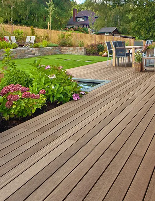 Outdoor Wooden Flooring Textures