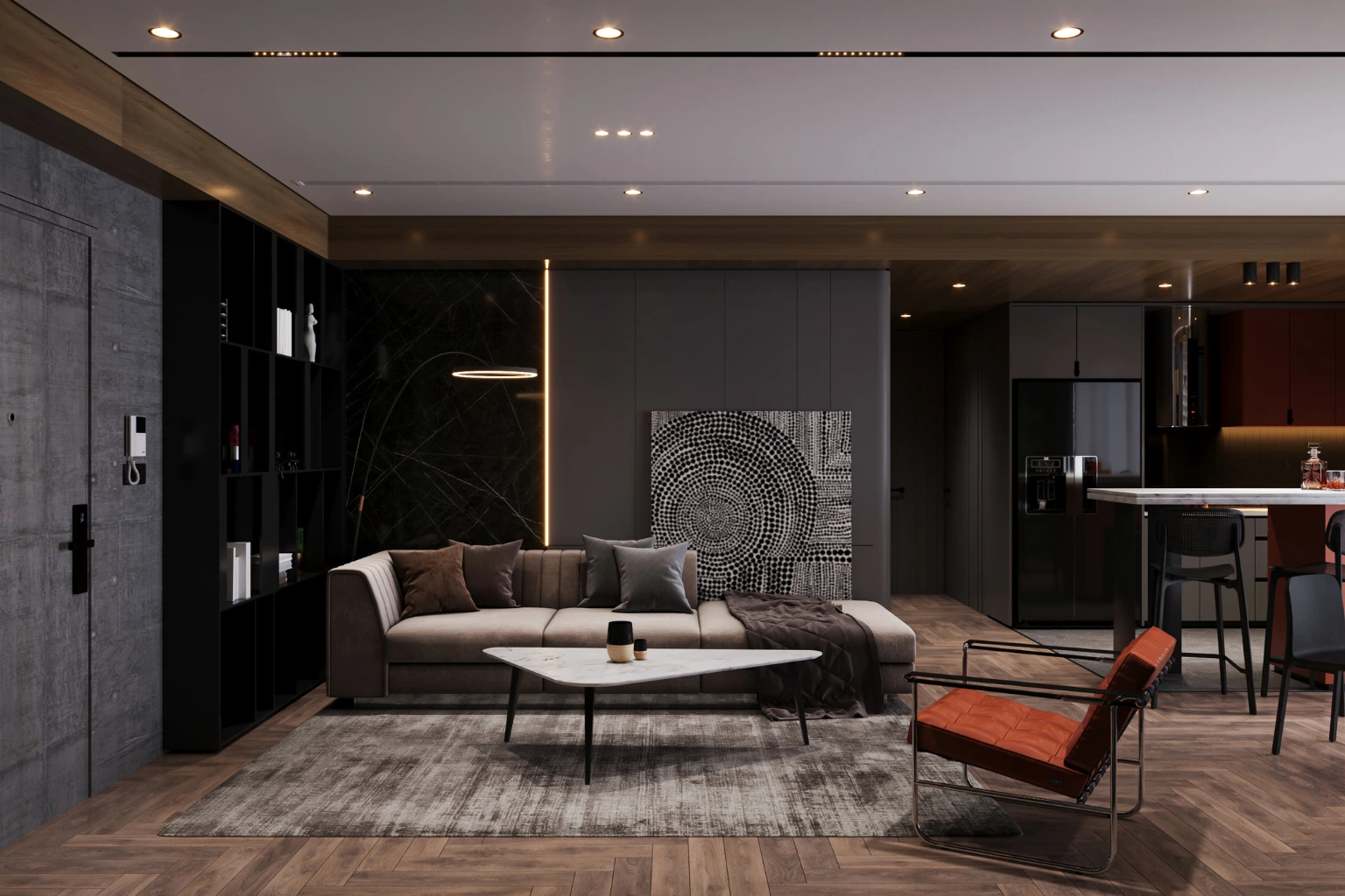 Dark Wooden Flooring