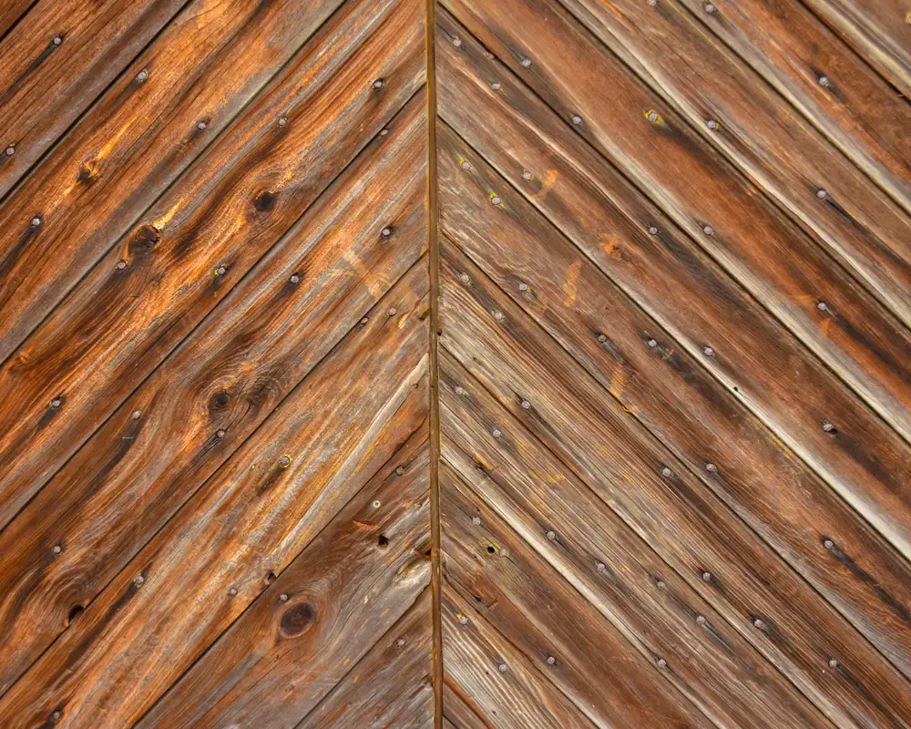 Wood Chevron Flooring Pattern
