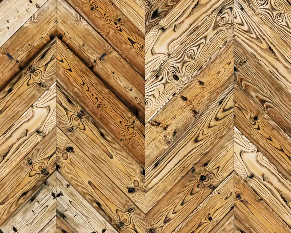 Wood Chevron Flooring