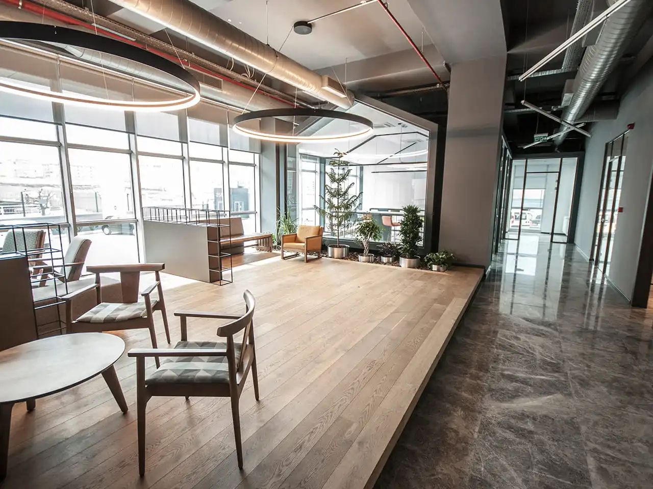 Wooden Flooring for Commercial Space Lucknow