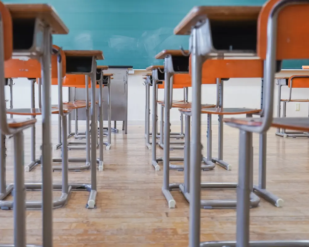 Wooden Flooring in Class Room